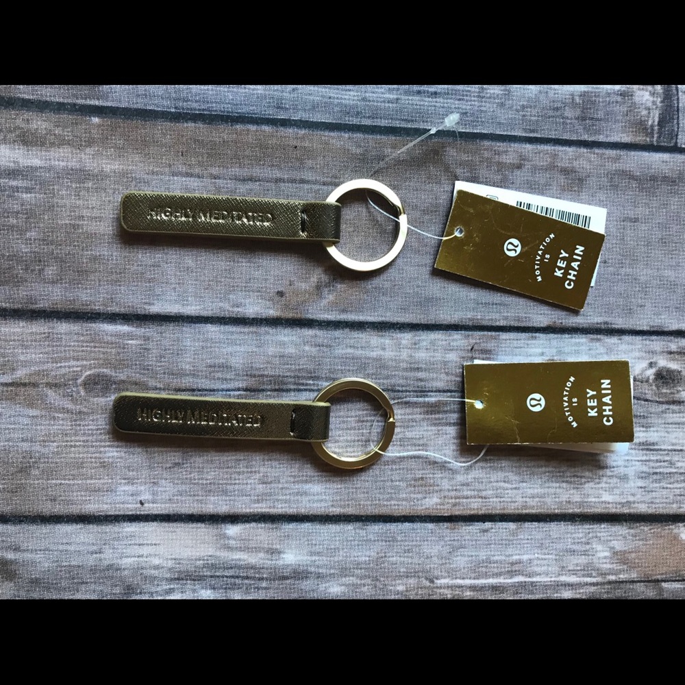 Lululemon Keychain Set of 2